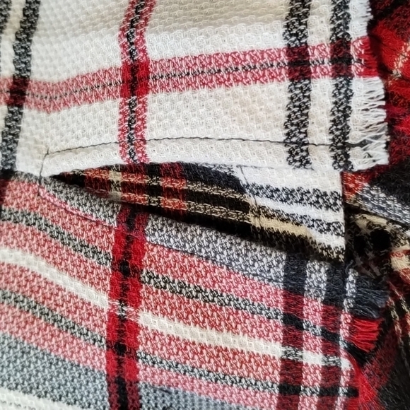 Market & Spruce women's plaid long sleeve button up shirt Sz M - Picture 11 of 14